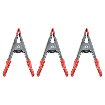 Trustworthy Spring Clamps 3 Pack 4 inch Heavy Duty Metal Grip Repair Tool - Image 1 of 4