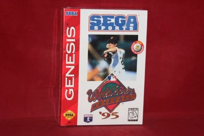 World Series Baseball '95 (Sega Genesis, 1995) Game Cartridge, Factory Sealed - Image 1 of 4
