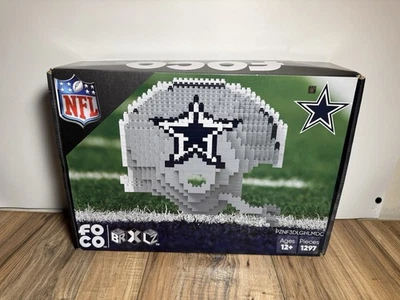 FOCO Dallas Cowboys NFL 3D BRXLZ Casco Grande Conjunto de Construcción 1297 Piezas TOTALMENTE NUEVO Foto 1 de 3