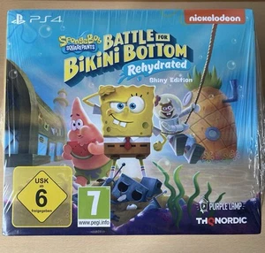 Neu-Spongebob Schwammkopf Battle for Bikini Bottom Rehydrated Shiny Edition PS4 - Bild 1 von 5
