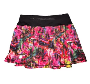 FALDA/CORTO MULTICOLOR VIBRANTE LULULEMON PACE RIVAL TALLA 0 NUEVO SIN ETIQUETAS - Imagen 1 de 10
