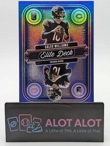 2025 Donruss Elite Caleb Williams #5 Elite Deck 36/75 Blu Chicago Bears - Foto 1 di 5