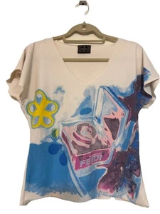 FENDI - Vintage Y2K Top Ivory Size 12 - Picture 1 of 9