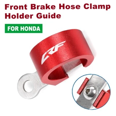 Guía de soporte de abrazadera de manguera de freno delantero para Honda CRF 150R/RB 250R/RX/X 450R/RX/X/RL Foto 1 de 4