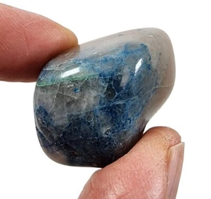 Shattukite in Quartz Polished Stone 15.9 grams Congo - Picture 1 of 2