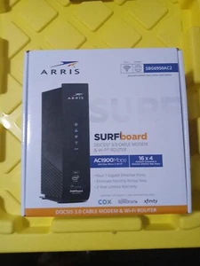 ARRIS SBG6950AC SURFboard 16x4 AC1900 WiFi Modem Router, Max Speed: 686 Mbps - Picture 1 of 5