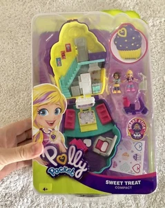 Micro muñecas y accesorios compactos Polly Pocket 2018 Sweet Treat Surprise 4+ nuevos - Imagen 1 de 7