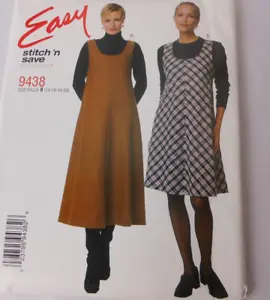 McCall's Easy Stitch 'n Save Pattern 9438 Jumper & Top Size 14-20 Uncut OOP - Picture 1 of 5