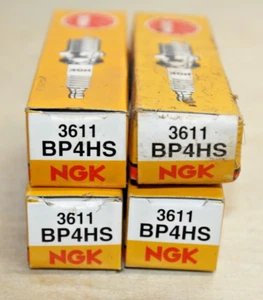 NGK BP4HS 3611 | Set Lot Pack of 4 NEW NOS - Bild 1 von 2