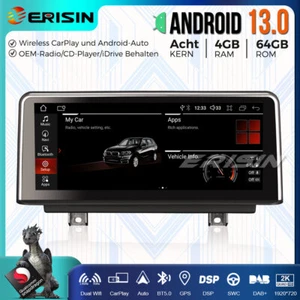10.25"Android 13 IPS Autoradio Navi CarPlay BMW 3er F30 F31 4er F32 F33 F80 F82 - Bild 1 von 21