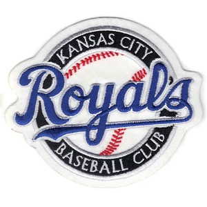 Kansas Stadt Royals Alternate Rund Retro Team Ärmel Abzeichen - Picture 1 of 1