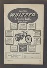 Moteur de vélo/roue 1920/49 Briggs & Stratton/Whizzer publicité.- Mécanique populaire 