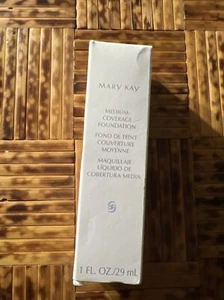 MARY KAY Medium Coverage Foundation IVORY 100 Normal/Oily New, Opened - Picture 1 of 6