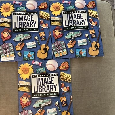 Nova - Art Explosion Image Library CD-ROM Portfolio 24 discs - Image 1 of 4