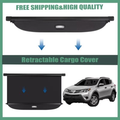 Trunk Rear Cargo Cover Shield  Fits For Toyota  RAV4 2006-2013 Foto 1 de 4