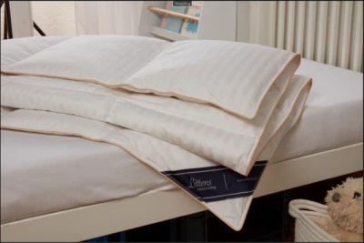 LITTENS Hungarian Goose Down Junior Cot Bed Size Thermal Warm Duvet Quilt Kids Toddler