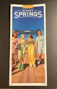 NEU! 2023 Disney Springs Leitfaden Karte Broschüre ENGLISCH - Bild 1 von 2
