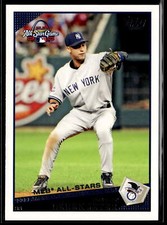 Derek Jeter 2009 Topps Updates & Highlights #UH131 All Star Baseball Card