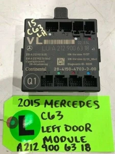 15 MERCEDES BENZ AMG C63 507 W204 OEM LEFT FRONT DOOR CONTROL MODULE 2129006318 - Picture 1 of 8