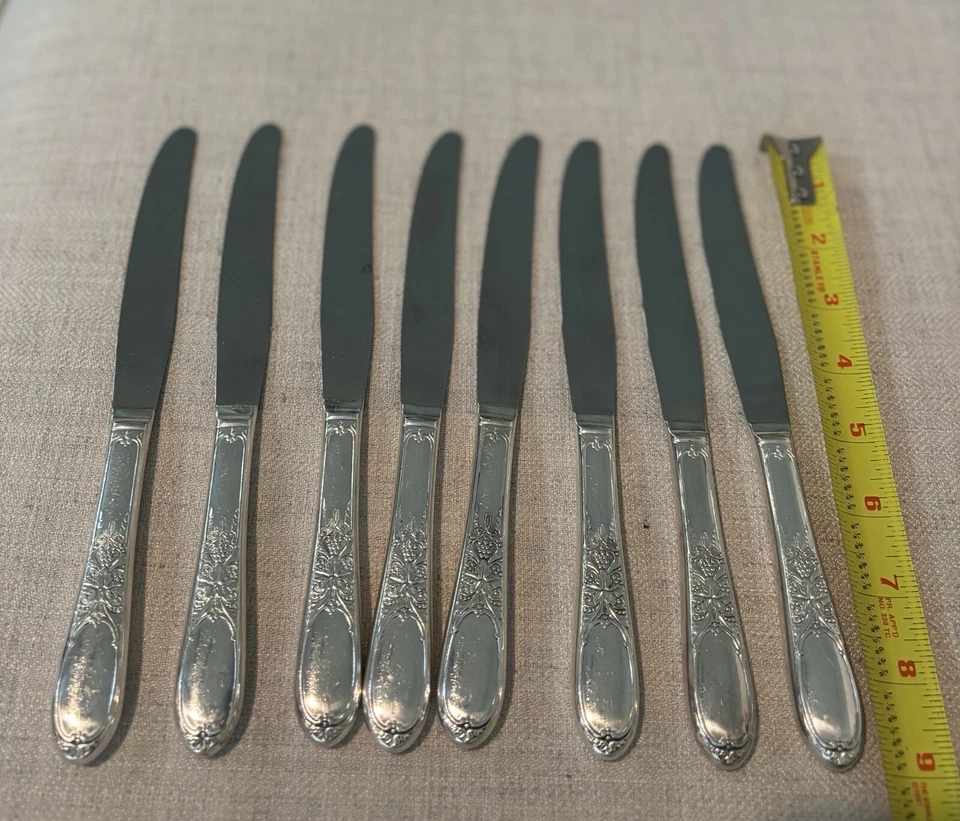 Набор из 8 ножей WM Rogers бордовый/шампанское  - Изображение 1 из 1