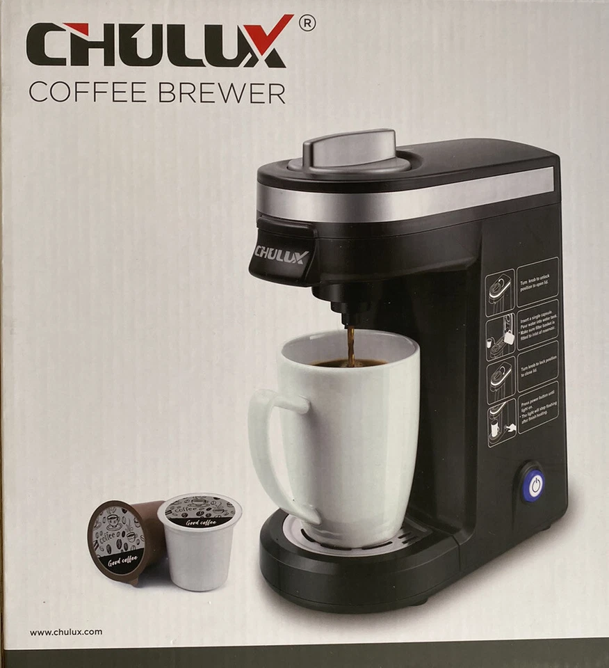 CHULUX Single Serve Coffee Maker Brewer for Single Cup Capsule - Image 1 of 3