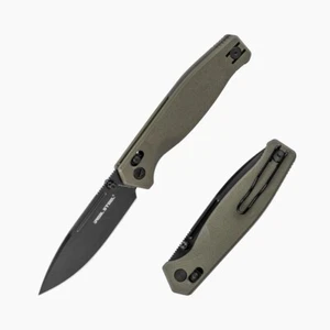 Cuchillo Plegable Compacto Huginn Acero Real Verde Mango G10 VG-10 PVD Hoja 7653GB - Imagen 1 de 1