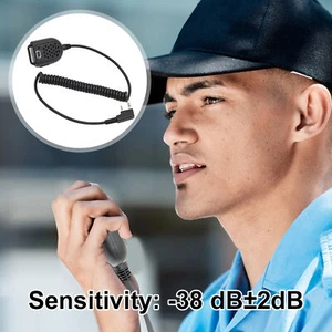 3.5mm Stereo Microphone Jack Response Range High-quality Voice Intercom Shoulder - Zdjęcie 1 z 9