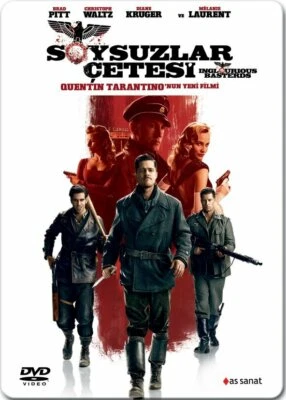 Inglorıous Basterds / Brad Pitt DVD Steelbook Region 2 (PAL) "Made in Türkiye" - Image 1 of 2