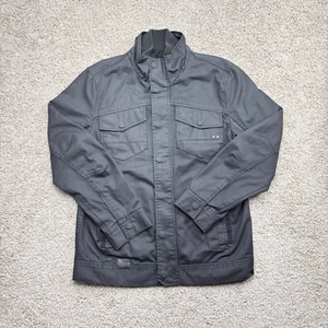 Oakley Jacket Mens Small Moto Black Windbreaker Riding Coat 96548 - Picture 1 of 13