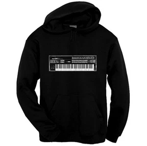 Yamaha DX7 Synthesizer Hoodie Keyboard Pullover Sweatshirt Size S-3XL Black - Picture 1 of 1