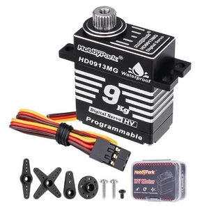 HobbyPark Impermeable 9kg Alto Par Sub-Micro Dirección Servo para TRX4M 1/18... - Imagen 1 de 6