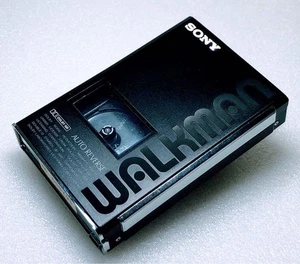 [Untested] Sony Walkman WM-103 Black Portable Cassette Player JP w/ Battery Case - Picture 1 of 10