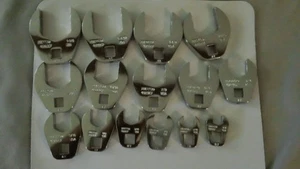 PROTO USA 15-pc, 3/8" dr. CROWFOOT WRENCH SET (3/8" thru 1-1/4") CHROME NEW - Picture 1 of 1