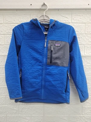 New Patagonia Kids R2 Techface Hoodie Endless Blue Size Medium (10) US - Image 1 of 4