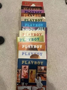 PLAYBOY MAGAZINE 1972 COMPLETE YEAR, 12 MAG,ALL CENTERFOLDS, VERY GOOD CONDITION - Picture 1 of 1