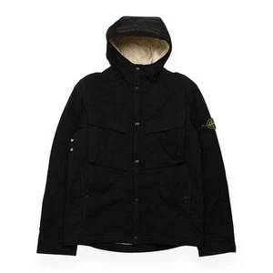 Stone Island Giacca Parka Cargo con Cappuccio Taglia Large Nero - Foto 1 di 4