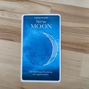 NEW MOON ~Moon Magic Oracle -SINGLE Oracle Card - Picture 1 of 3