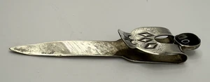 "Marcador de ónix de plata esterlina estampado estilo navajo firmado CGB 3,75"" de colección" - Imagen 1 de 9
