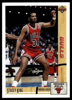 1991-92 Upper Deck Stacey King Chicago Bulls #182 - Image 1 of 2