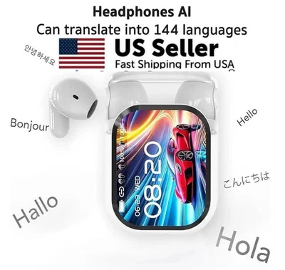 HTC NE2BLUETOOTH 6.0LCD HD SoundQuality Translate 134 Noise Reduction White New - image 1 of 4