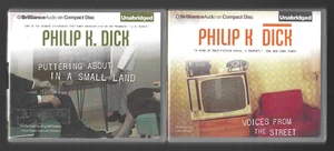 2 x Philip K Dick CD Audio Books + Puttering Small Land + Voices From the Street - Photo 1/2