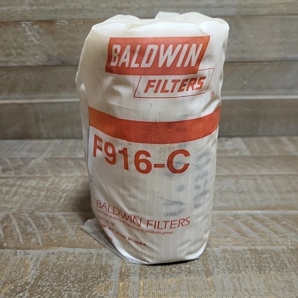 BALDWIN 燃料过滤器 F916-C 工厂密封 NOS 美国制造 — 第 1/4 张图片