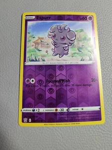 Espurr | Reverse Holo | MINT | Battle Styles 060/163 | Common | Pokemon - Picture 1 of 2