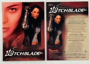 CHEAP PROMO CARD: WITCHBLADE TV SERIES (Inkworks 2002) #DFP1 Dynamic Box Topper - Picture 1 of 2