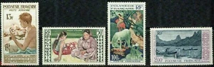 FRENCH POL. – 1958 – PAINTINGS AIRMAILS – VF ** - Picture 1 of 1