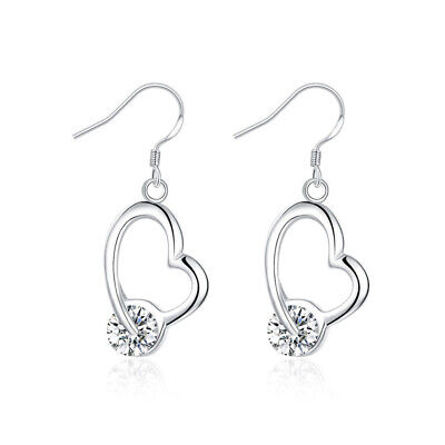 925 Solid Sterling Silver Plated Women NEW Fashion Earring Gift Wholesale EW027 • 1.99€