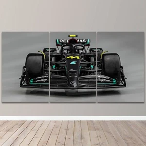 Mercedes AMG F1 Sports Car Racing Art 3 Piece Canvas Wall Art Print Home Decor - Picture 1 of 4