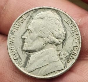 1986 D Mint Mark Jefferson Nickel Error Rare Coin Doubling on the Obverse - Picture 1 of 3