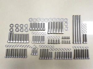 Stainless Engine Screw Bolt Kit Set For Harley Electra Glide Standard FLHT FLHTC - Bild 1 von 9