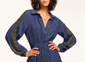 Ramy Brook Cady Embellished Mini Dress - Picture 1 of 3